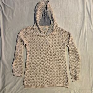 Peek Cream Textured Kids Sweater